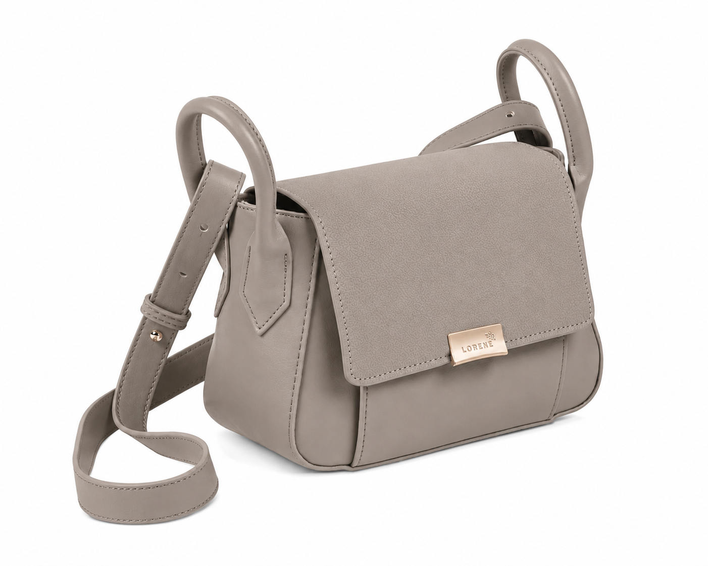 (image for) 5832 Pebble Lorenz Small Flapover Bag